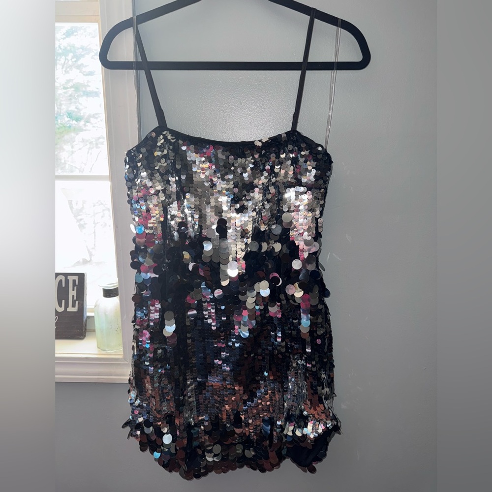 Brooklynn's Black Sequin Dress